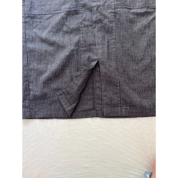 PrAna Bristol Straight Pencil Hemp Blend Skirt In Gray Women's SIze XS - Picture 5 of 11